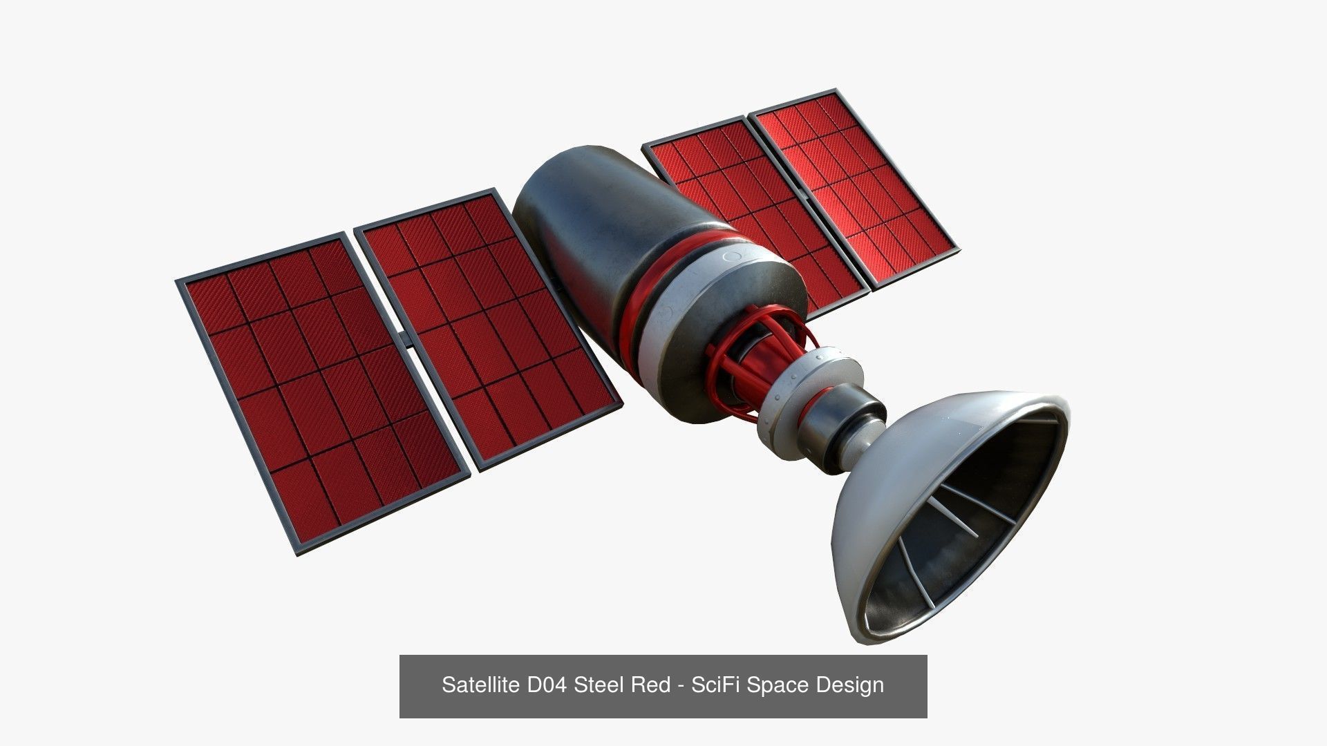 100 Satellites Collection - SciFi Space Design _57