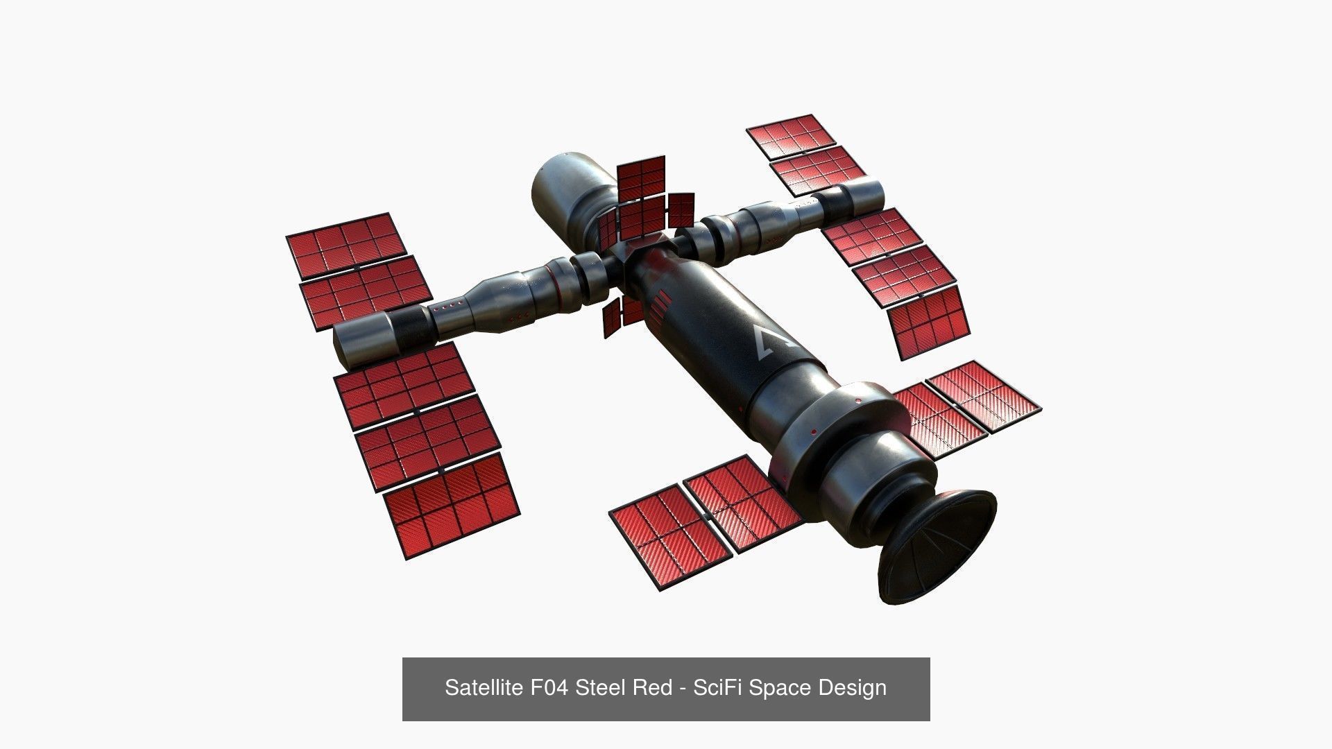 100 Satellites Collection - SciFi Space Design _80