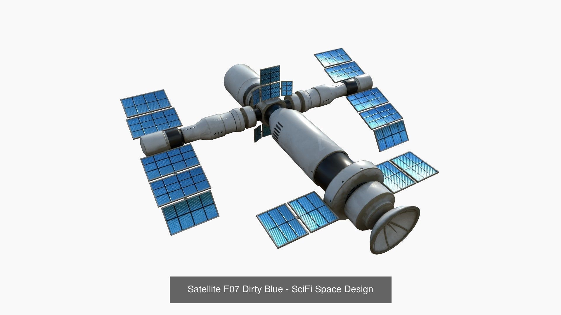 100 Satellites Collection - SciFi Space Design _77