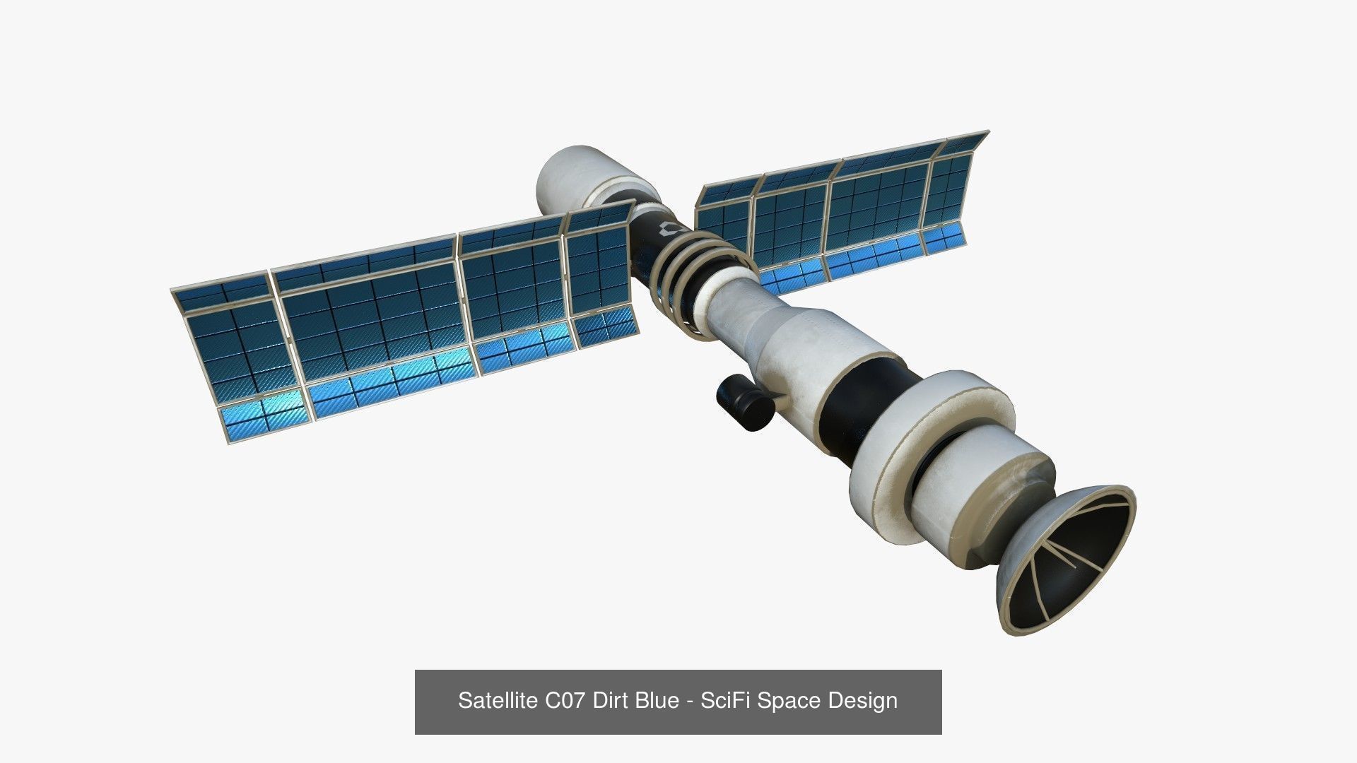 100 Satellites Collection - SciFi Space Design _50