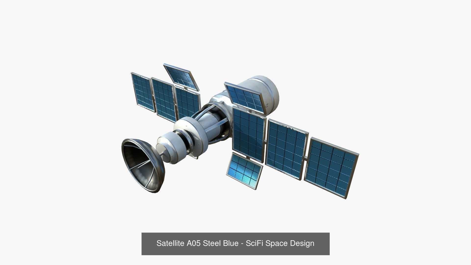100 Satellites Collection - SciFi Space Design _28