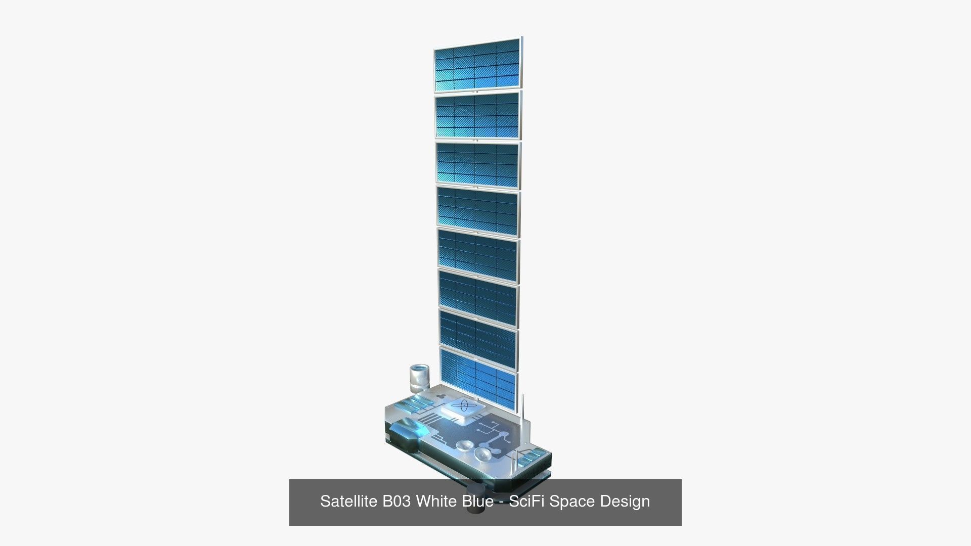 100 Satellites Collection - SciFi Space Design _36