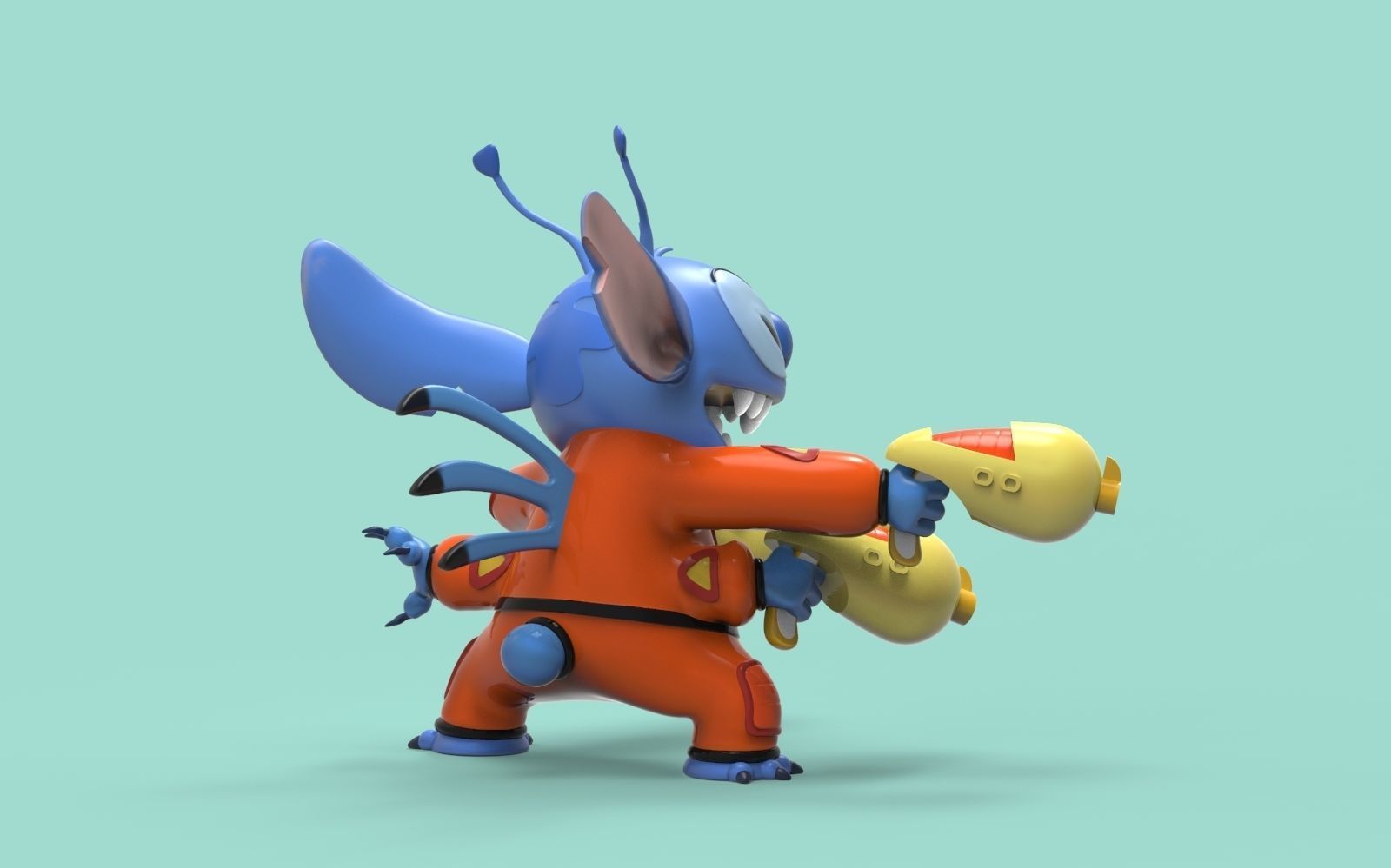 stitch alien 3D print model_3