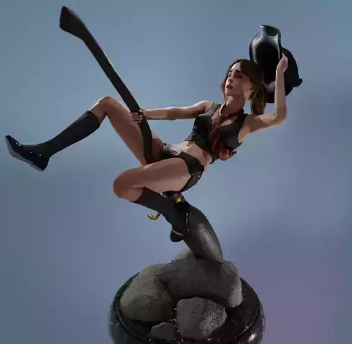 Hermione Out of Control 3D print model