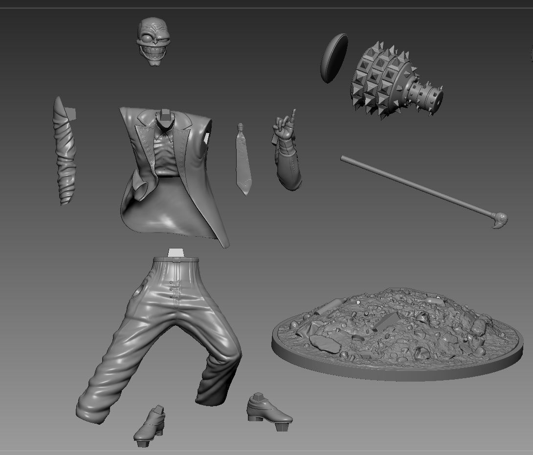 the mask - big head 3D print model_6