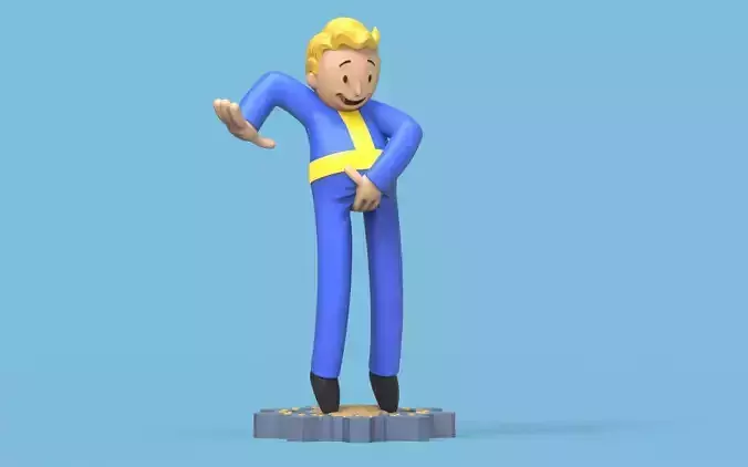 fallout- vault boy 3D print model