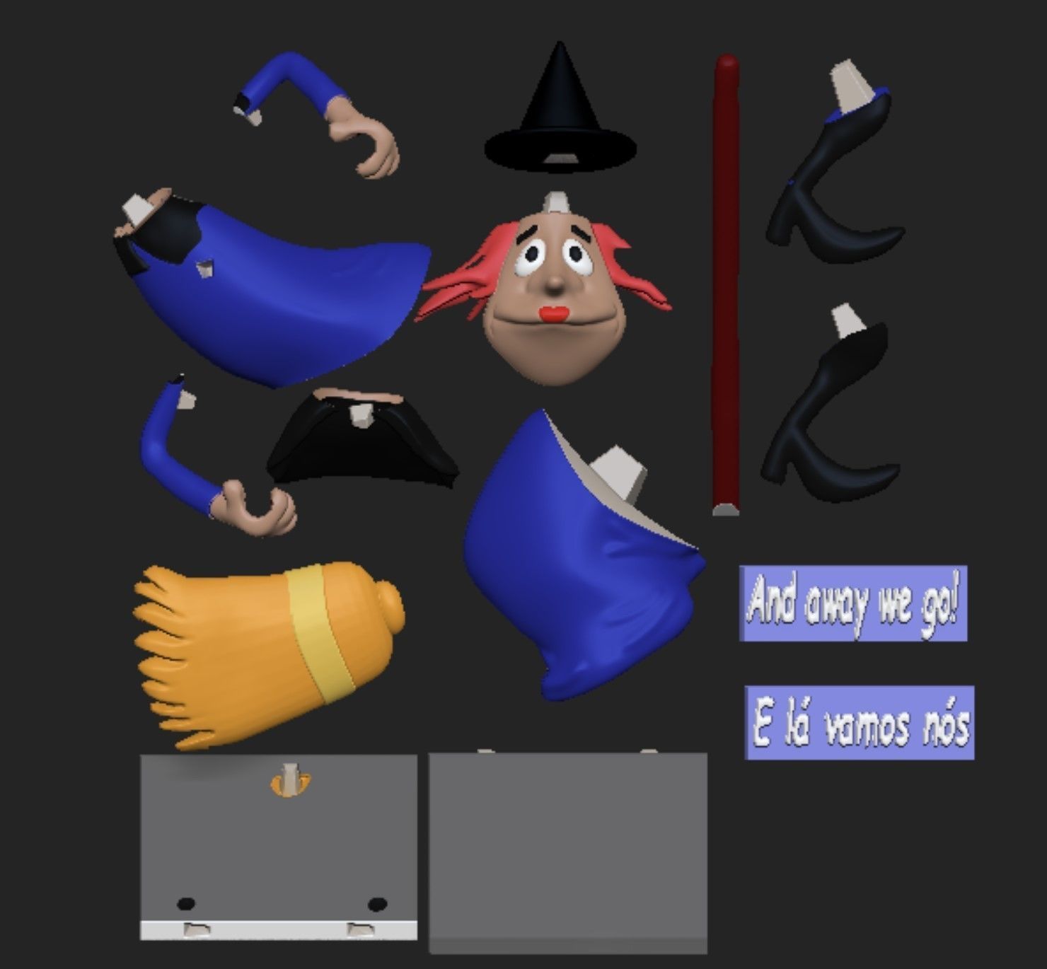 Witch Crafty woody woodpecker 3D print model_6