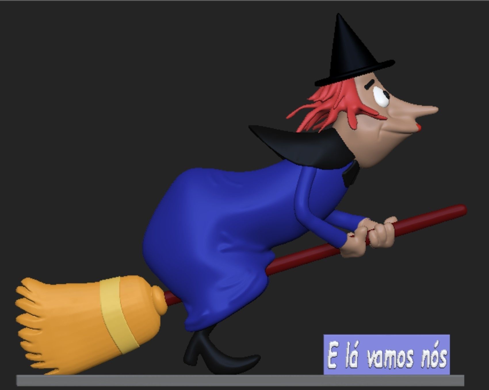 Witch Crafty woody woodpecker 3D print model_5