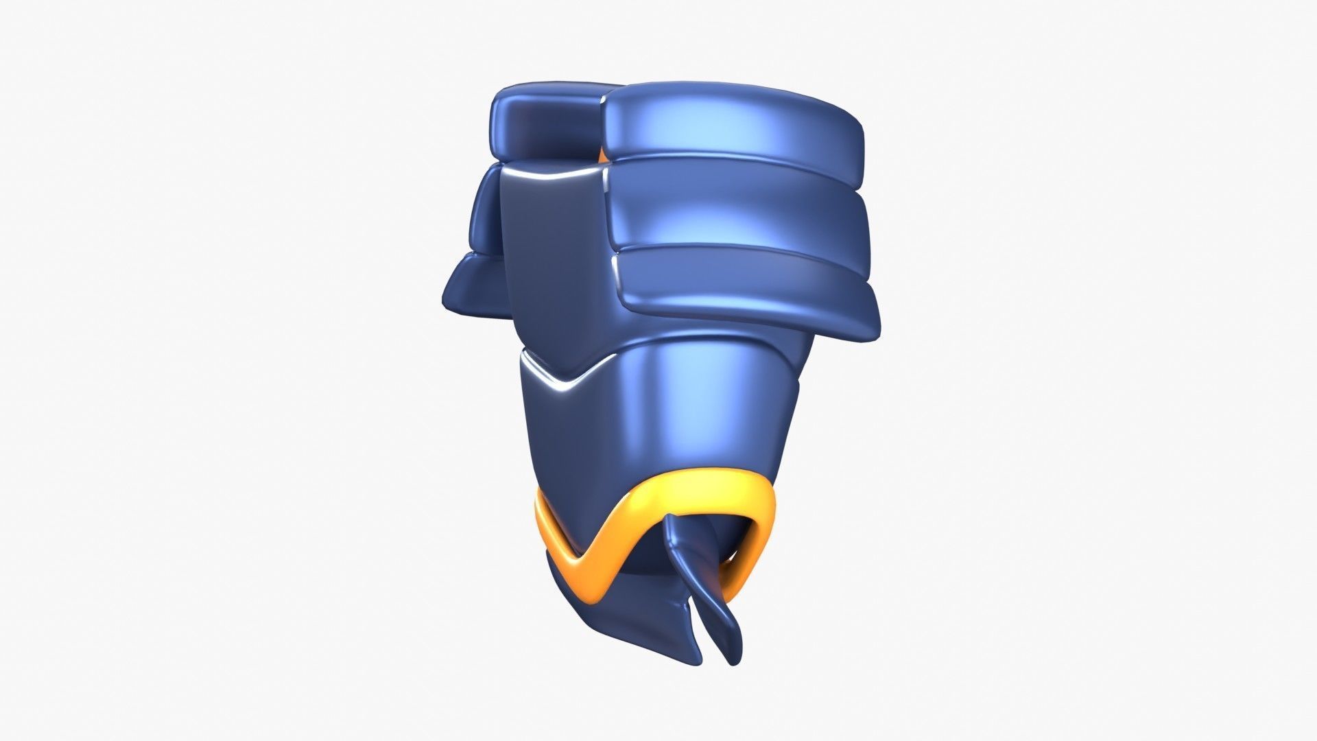 Armor Samurai 3D Illustration 3D model_14