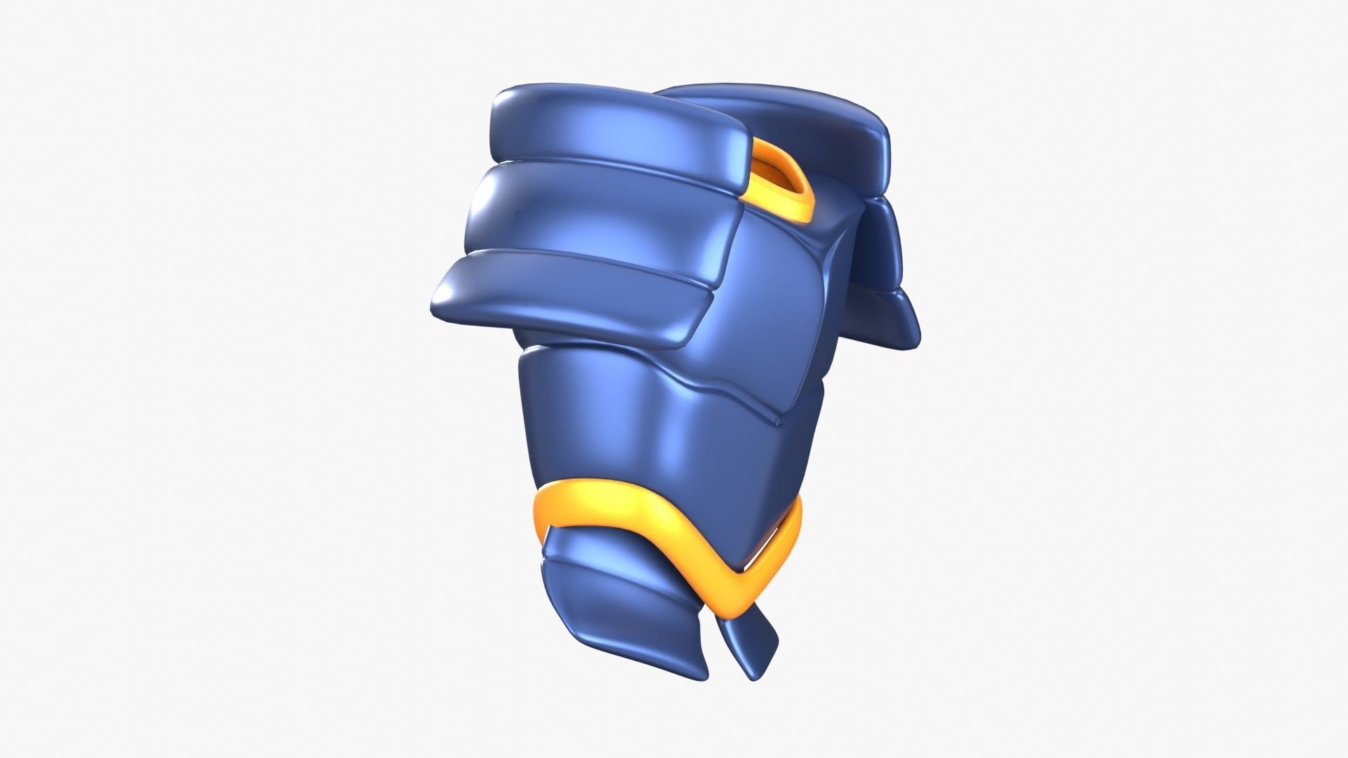 Armor Samurai 3D Illustration 3D model_17