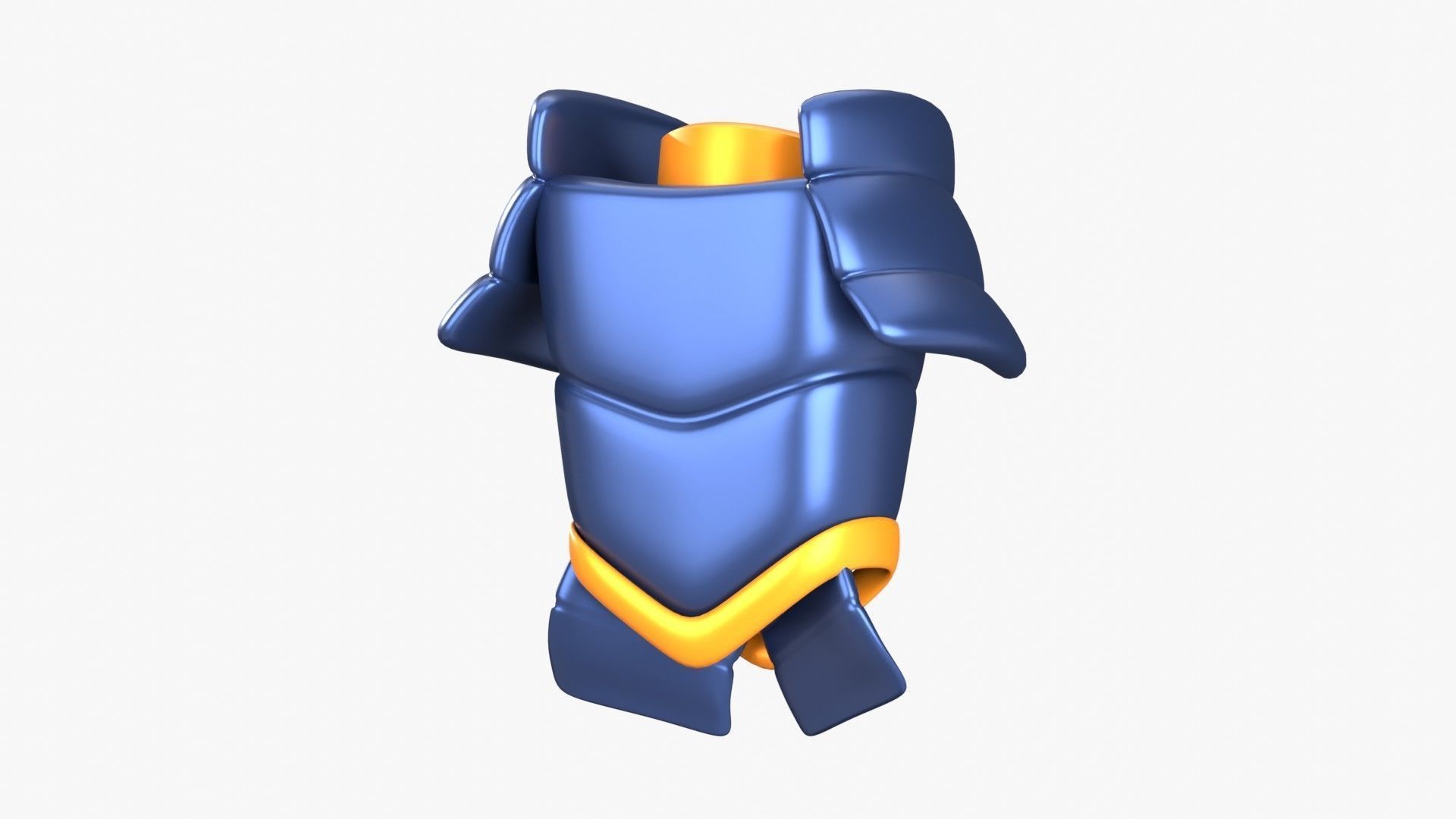 Armor Samurai 3D Illustration 3D model_12