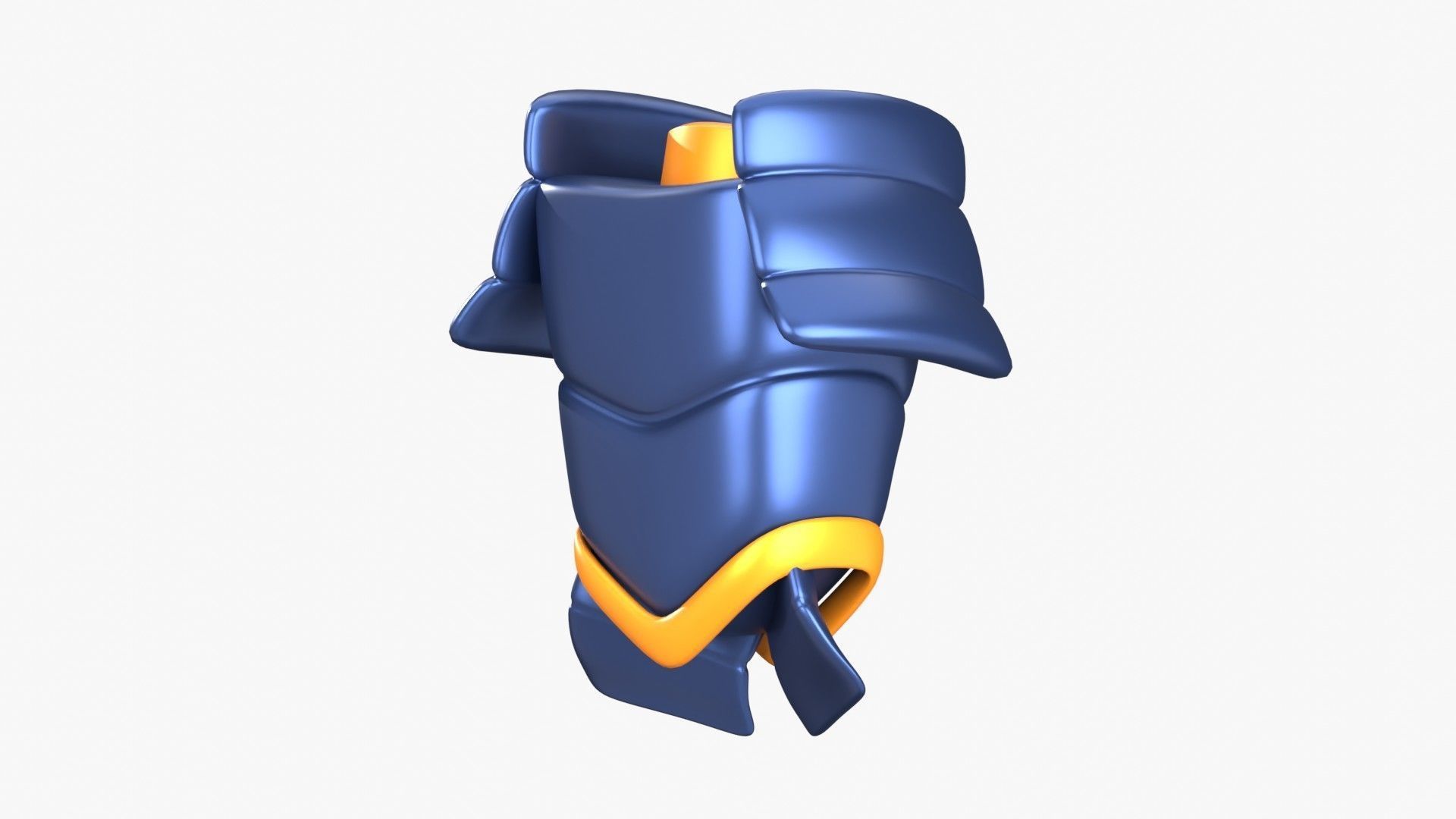 Armor Samurai 3D Illustration 3D model_13