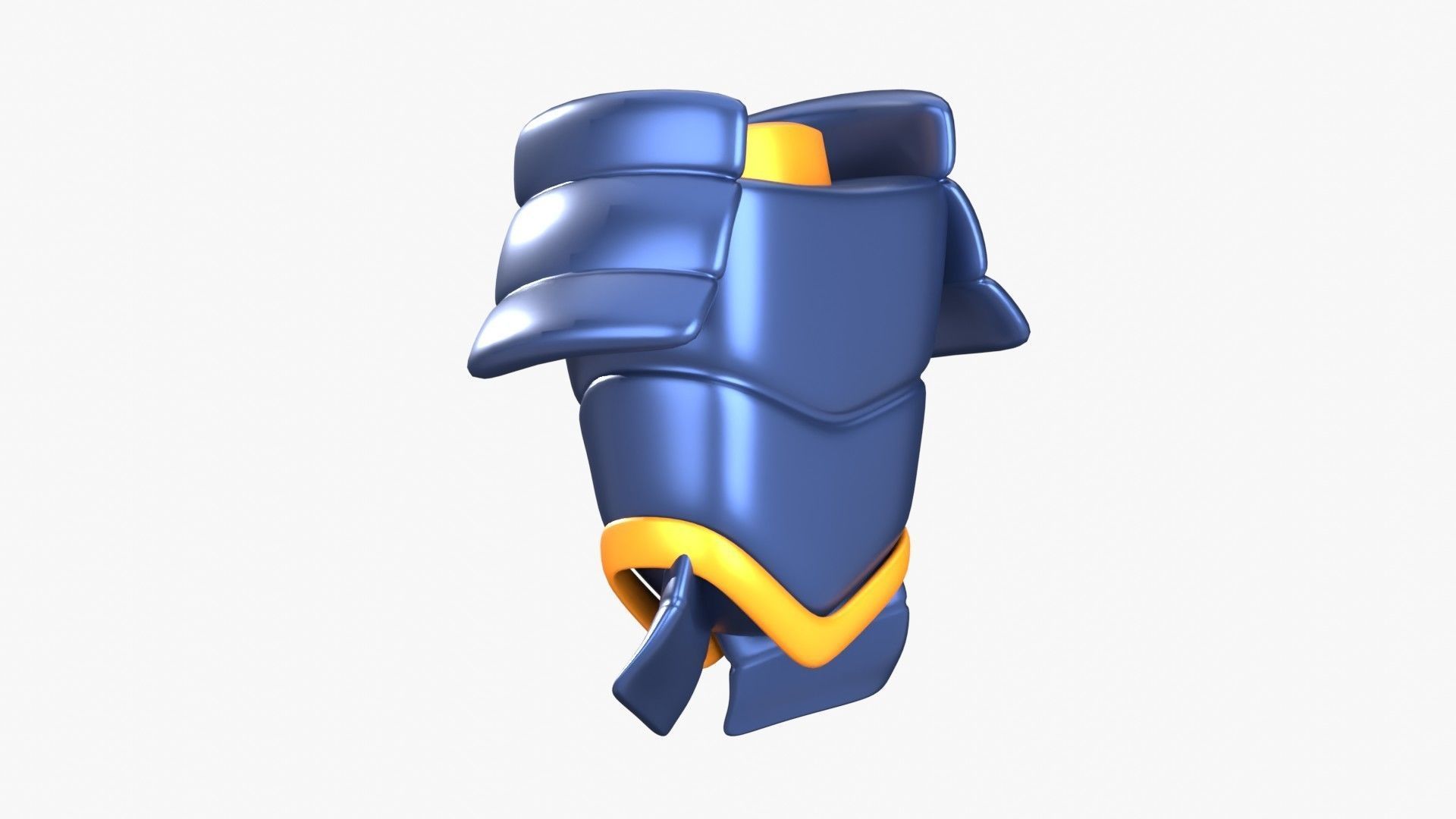 Armor Samurai 3D Illustration 3D model_8