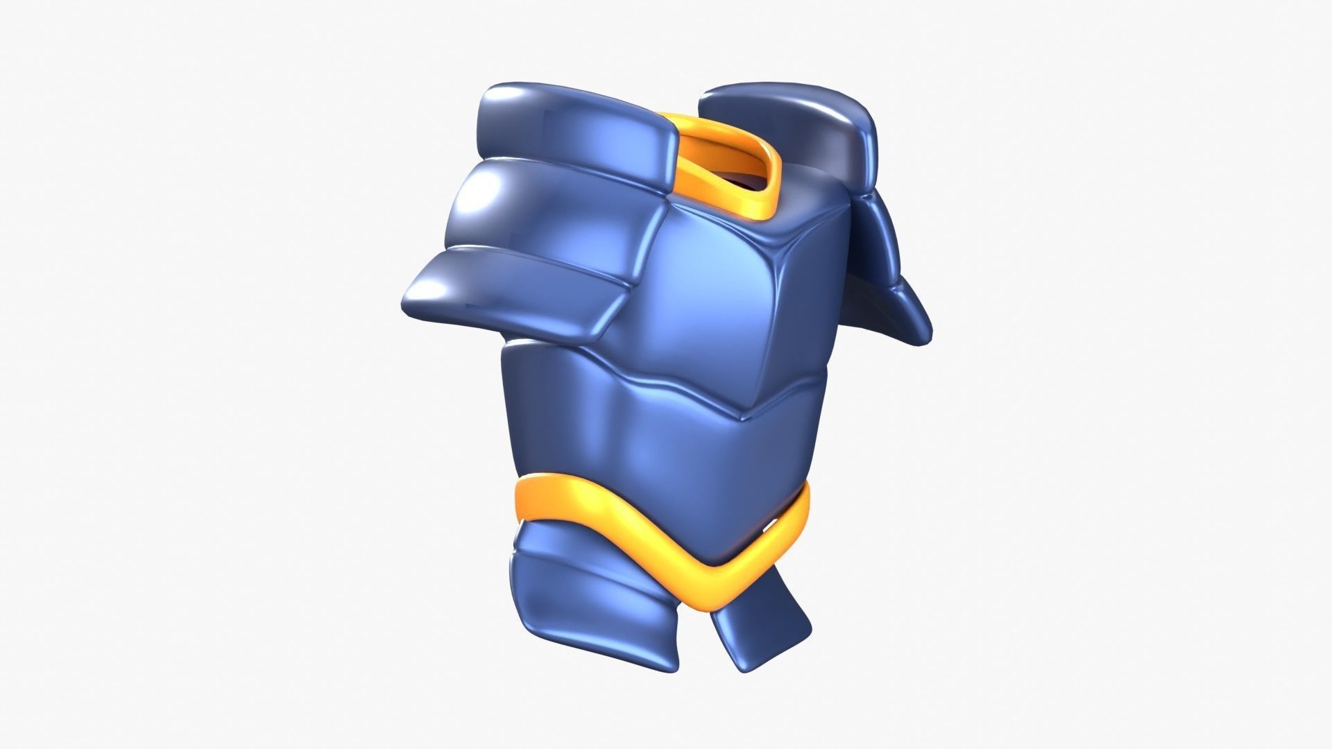 Armor Samurai 3D Illustration 3D model_18