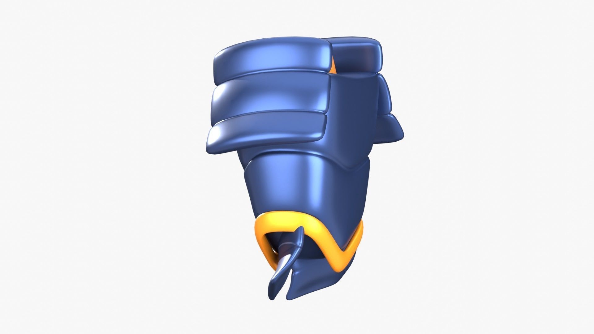 Armor Samurai 3D Illustration 3D model_7