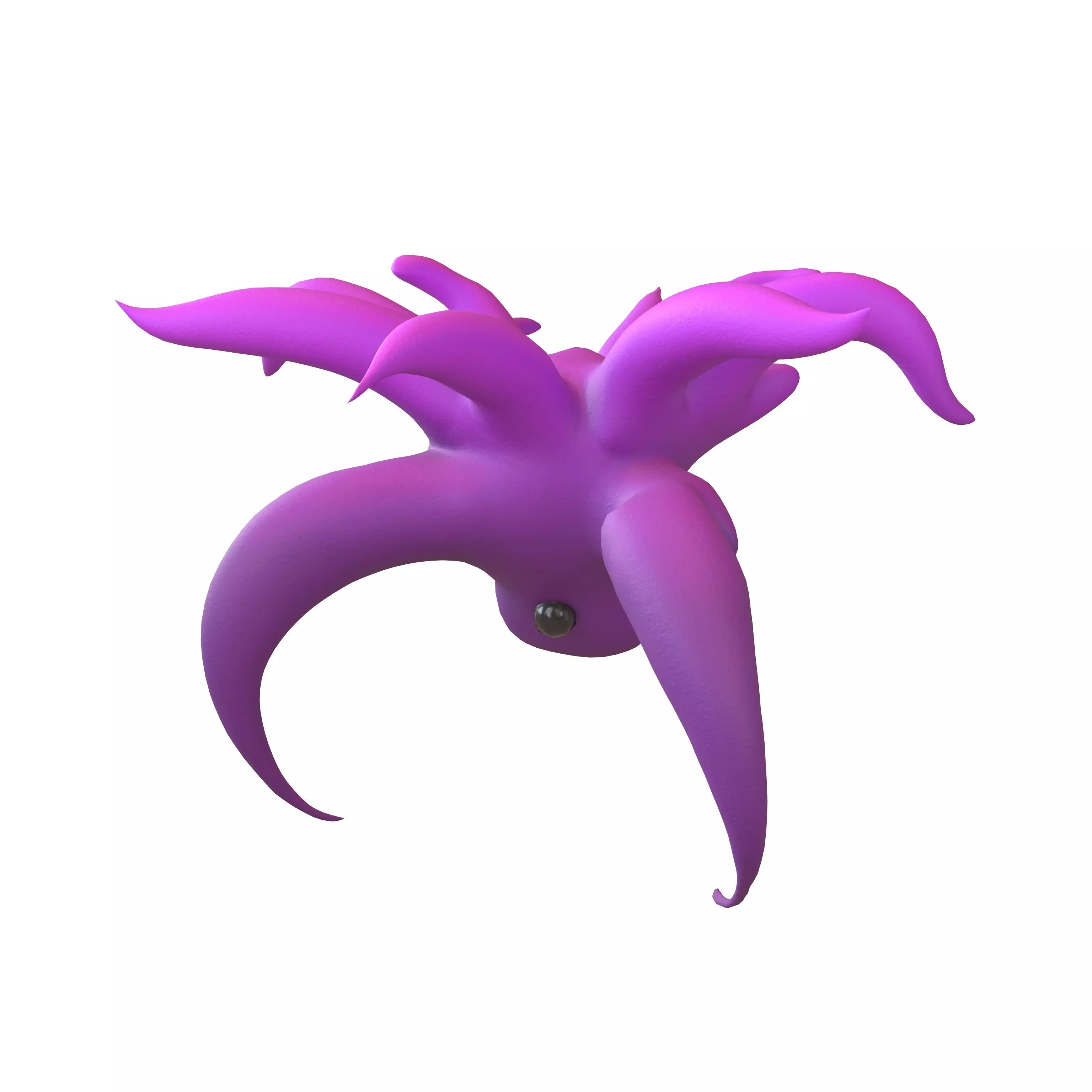 Abstract Monster v1 003 Low-poly 3D model_0
