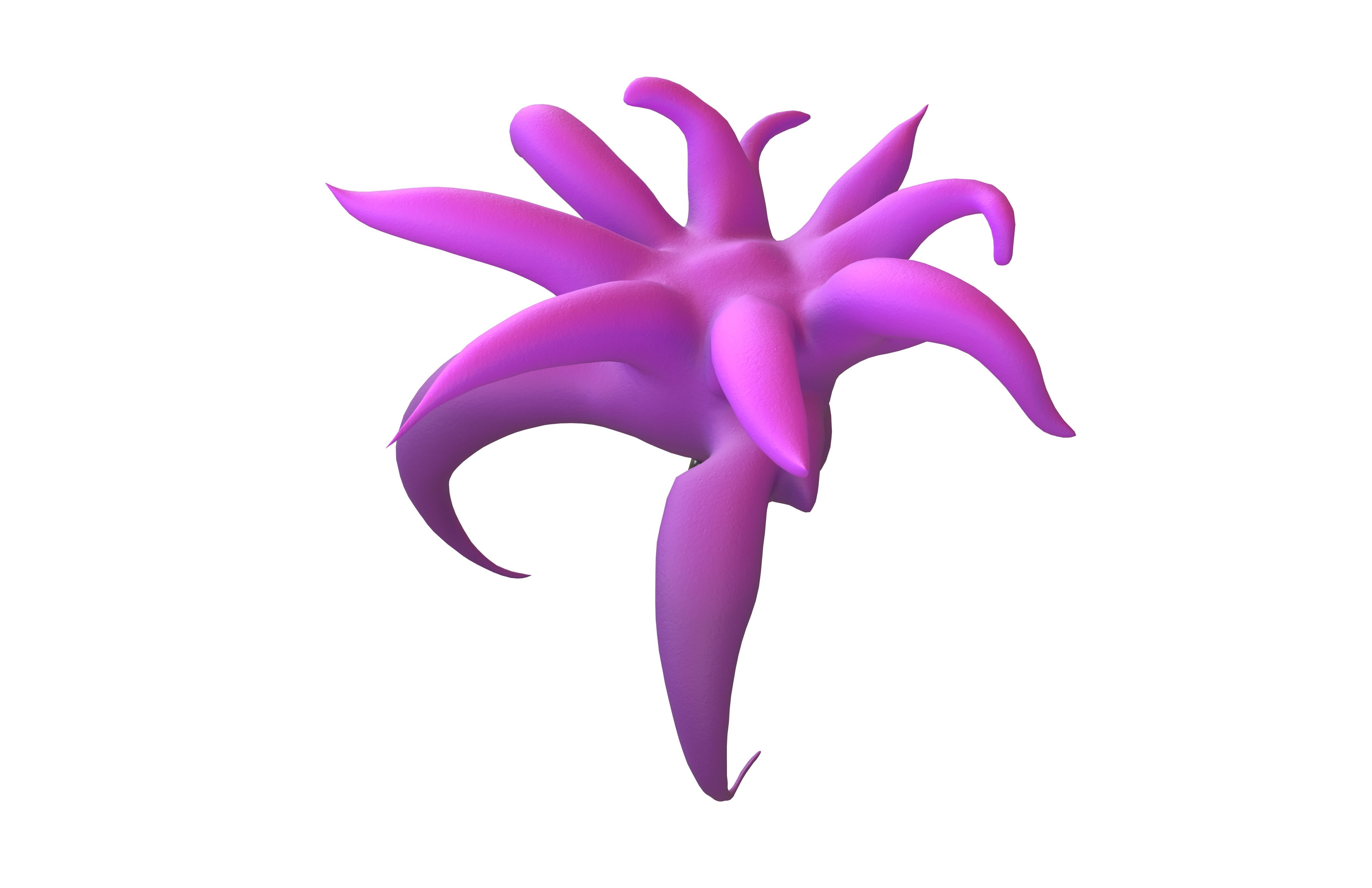 Abstract Monster v1 003 Low-poly 3D model_2