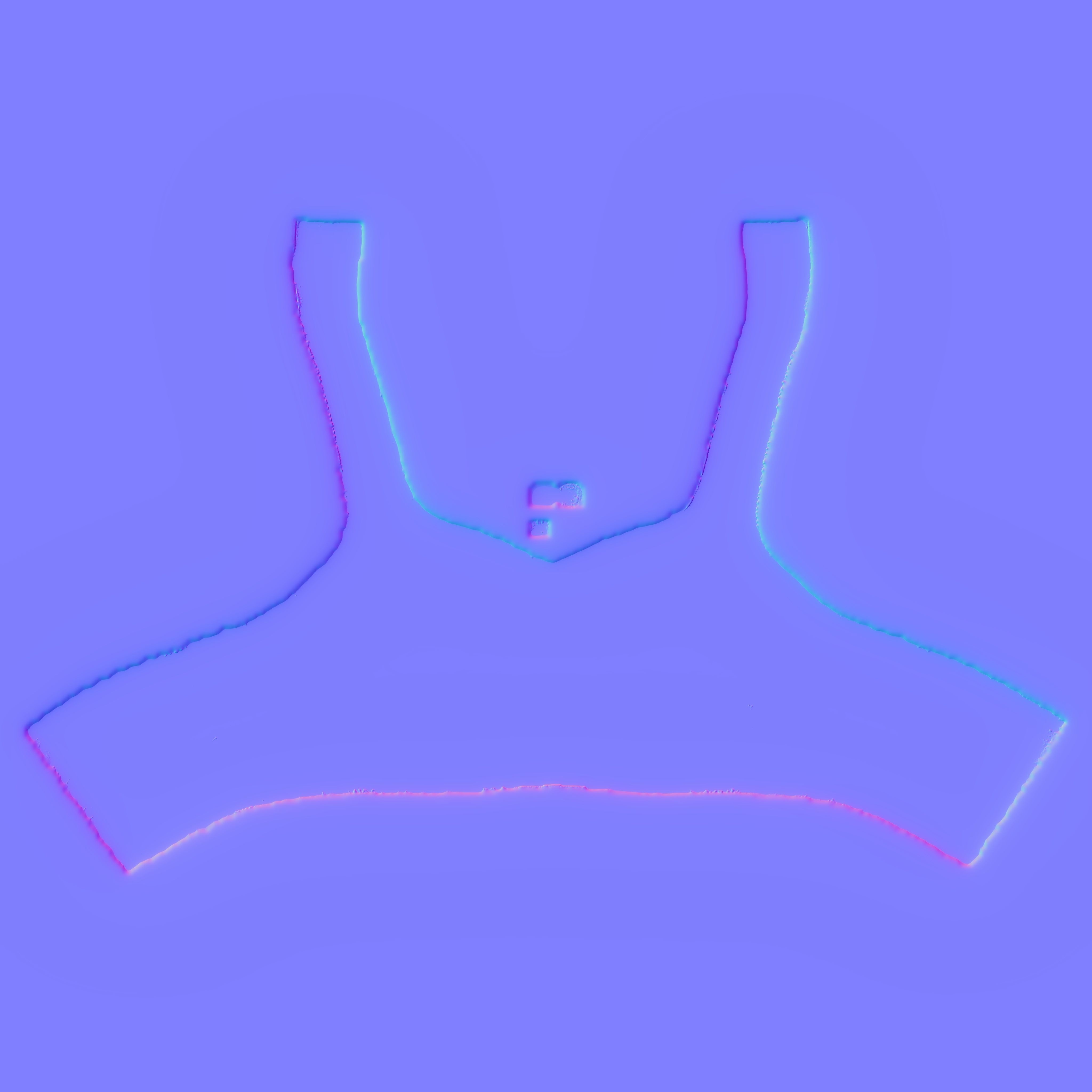 Boho Top PBR 4k Low-poly 3D model_4