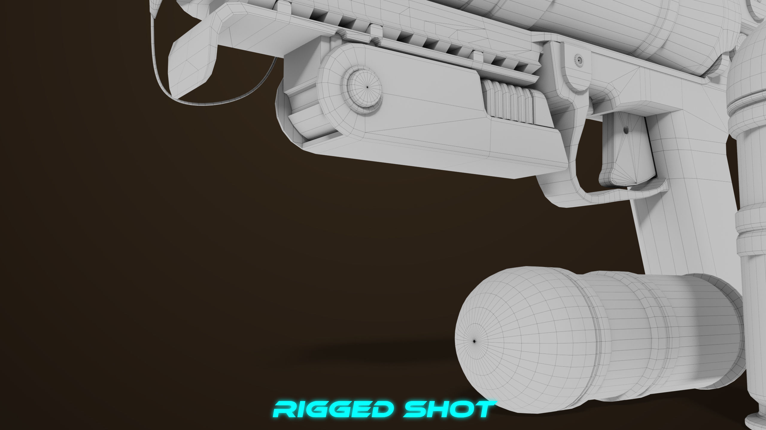 Grenade Launcher 04 Brown Generic All PBR Unity UE Textures Low-poly 3D model_48