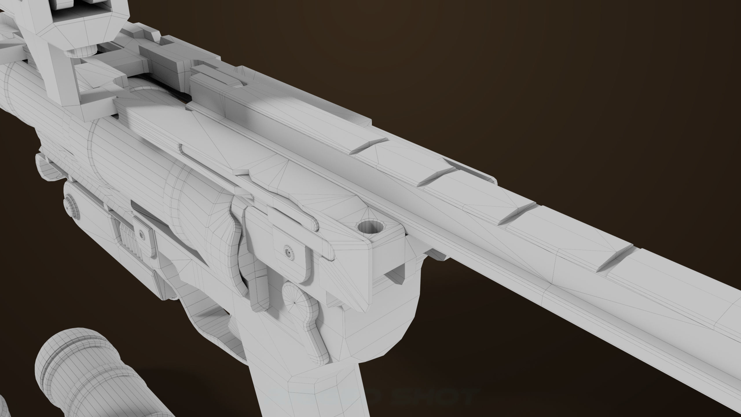 Grenade Launcher 04 Brown Generic All PBR Unity UE Textures Low-poly 3D model_41