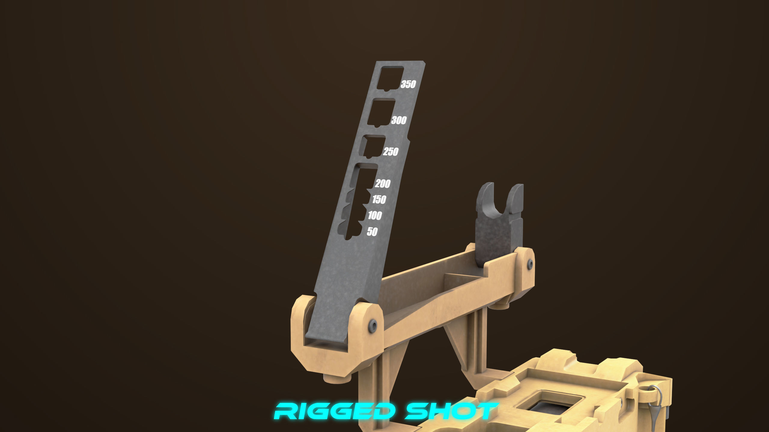 Grenade Launcher 04 Brown Generic All PBR Unity UE Textures Low-poly 3D model_7