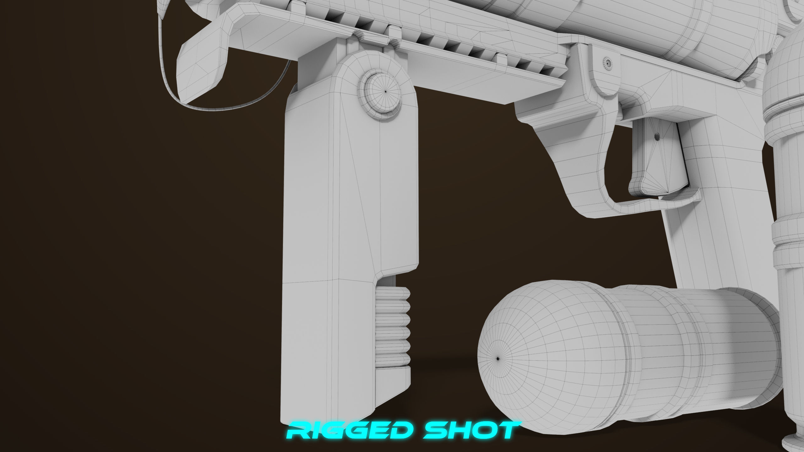 Grenade Launcher 04 Brown Generic All PBR Unity UE Textures Low-poly 3D model_49