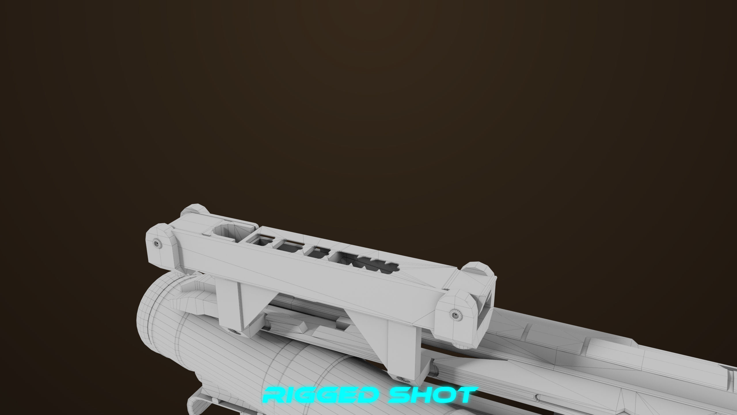 Grenade Launcher 04 Brown Generic All PBR Unity UE Textures Low-poly 3D model_57