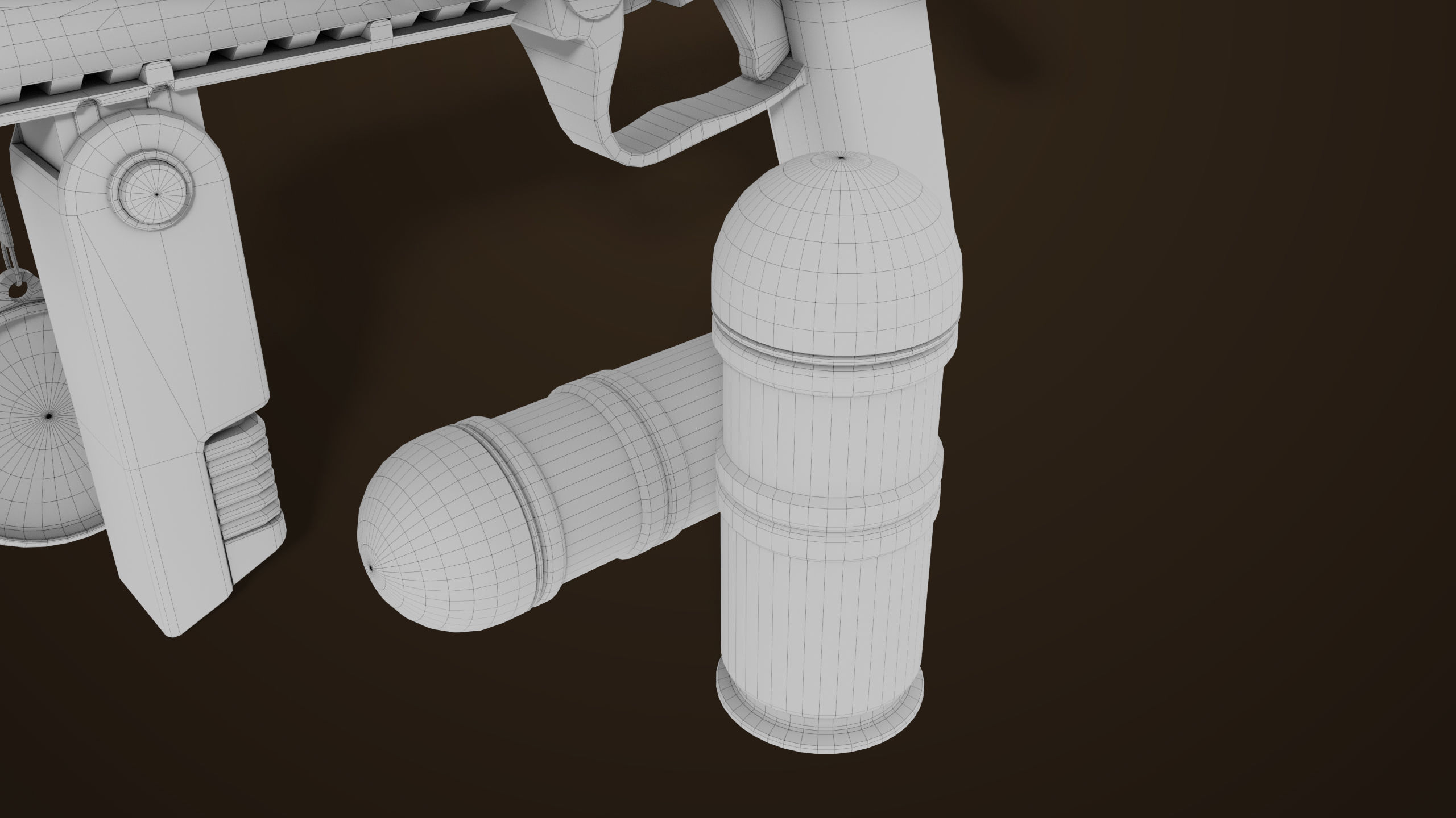 Grenade Launcher 04 Brown Generic All PBR Unity UE Textures Low-poly 3D model_59