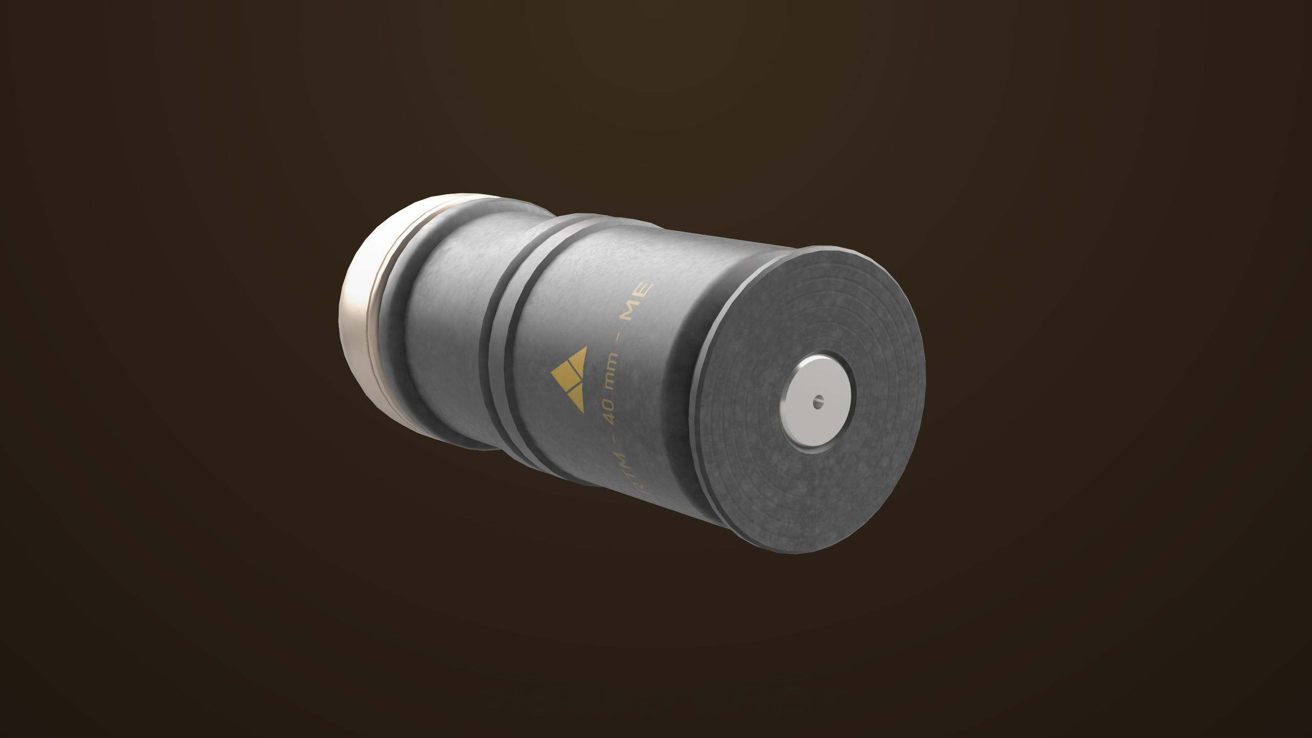 Grenade Launcher 04 Brown Generic All PBR Unity UE Textures Low-poly 3D model_32