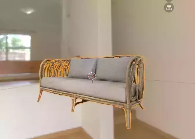 Rattan sofa