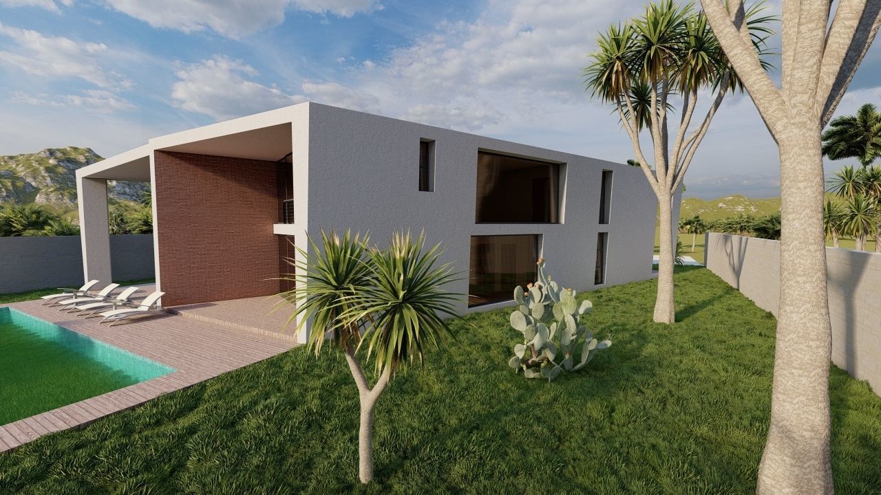 Casa Scene-villa-modern house 3D model_17