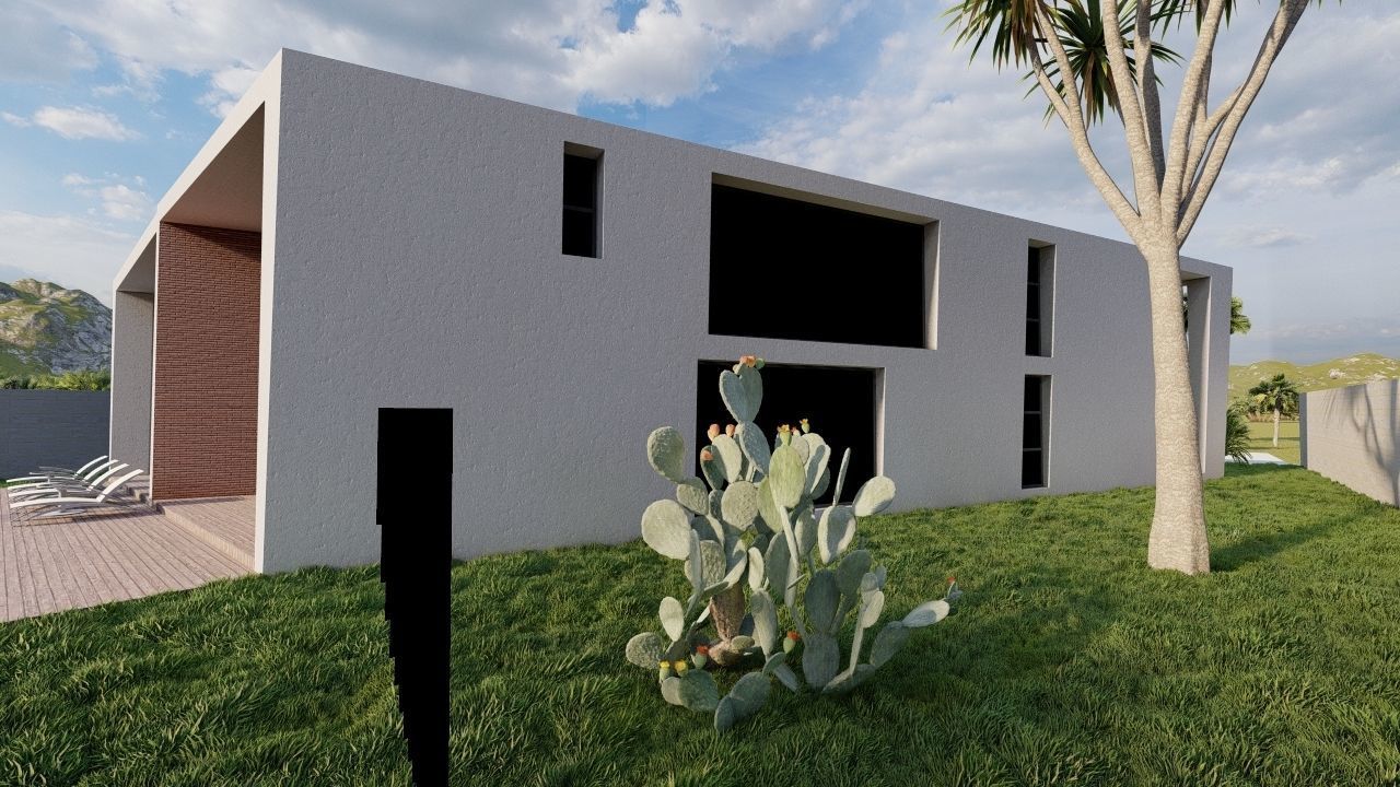Casa Scene-villa-modern house 3D model_19