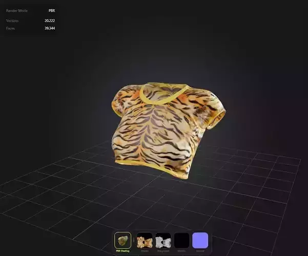 Leopard Top PBR 4k