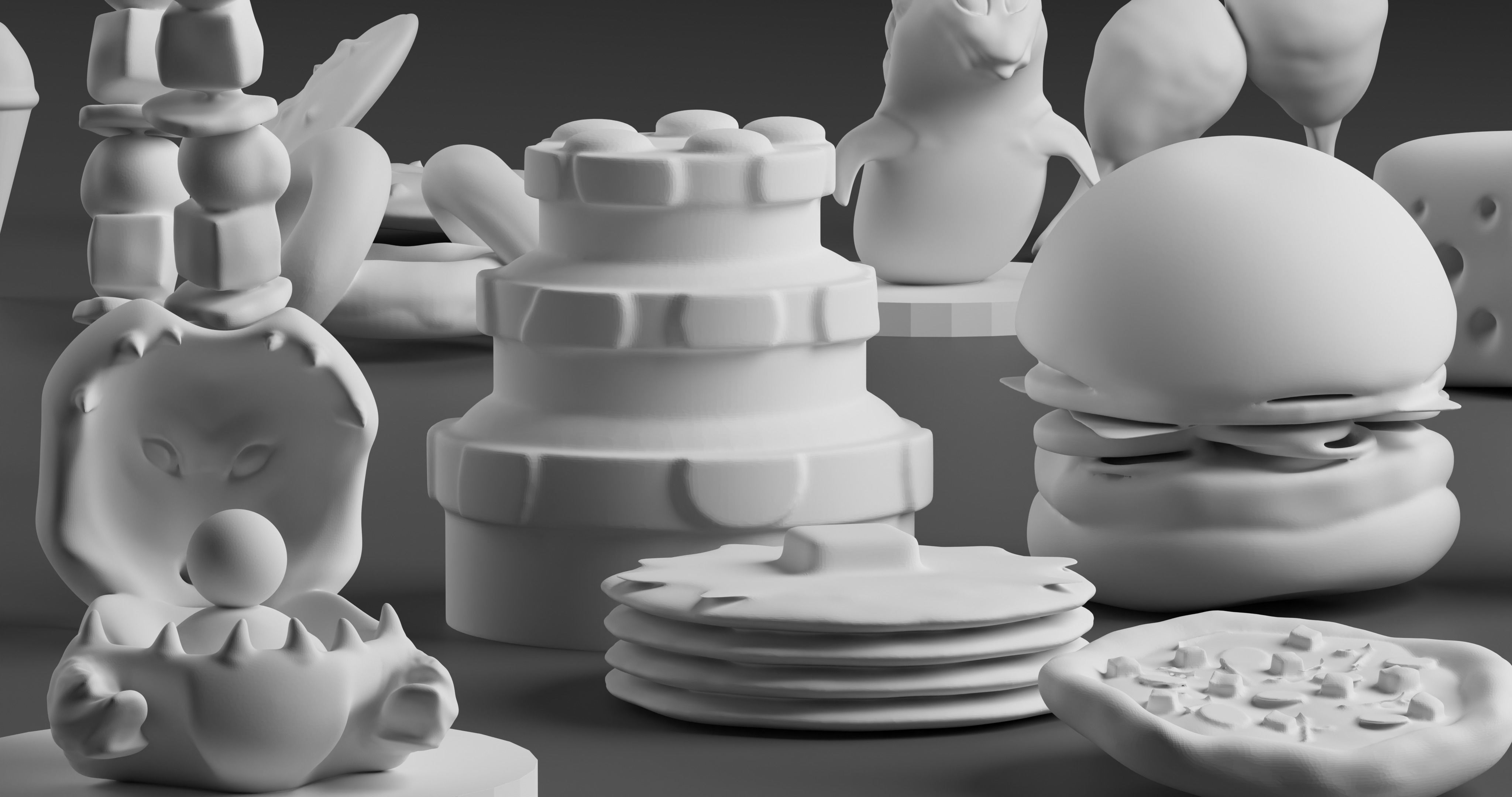14 FOOD 2 Monster 3D print model_4