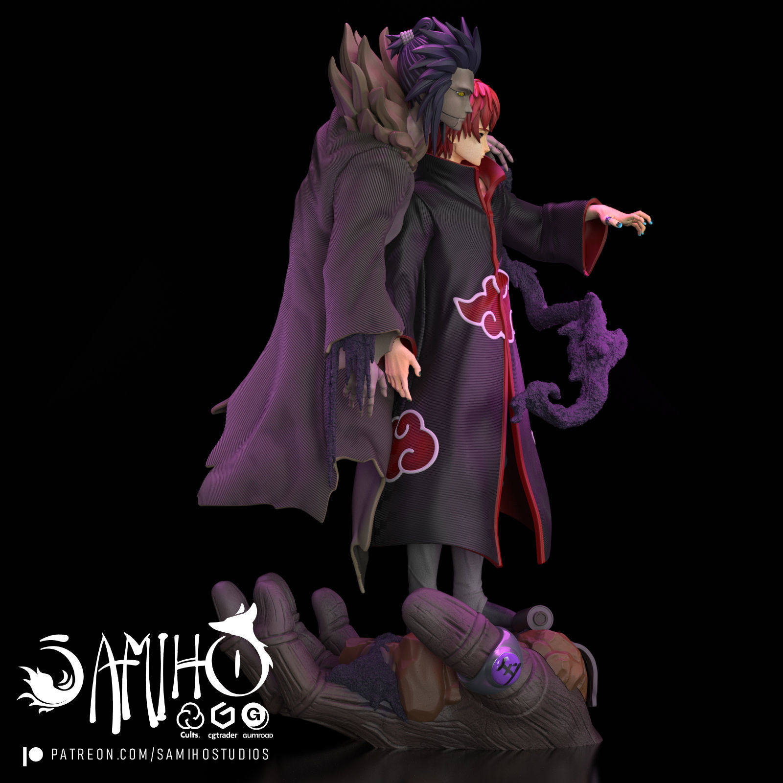 Samiho Studios - Red Sand Sasori - STLs ready for printing 3D print model_3