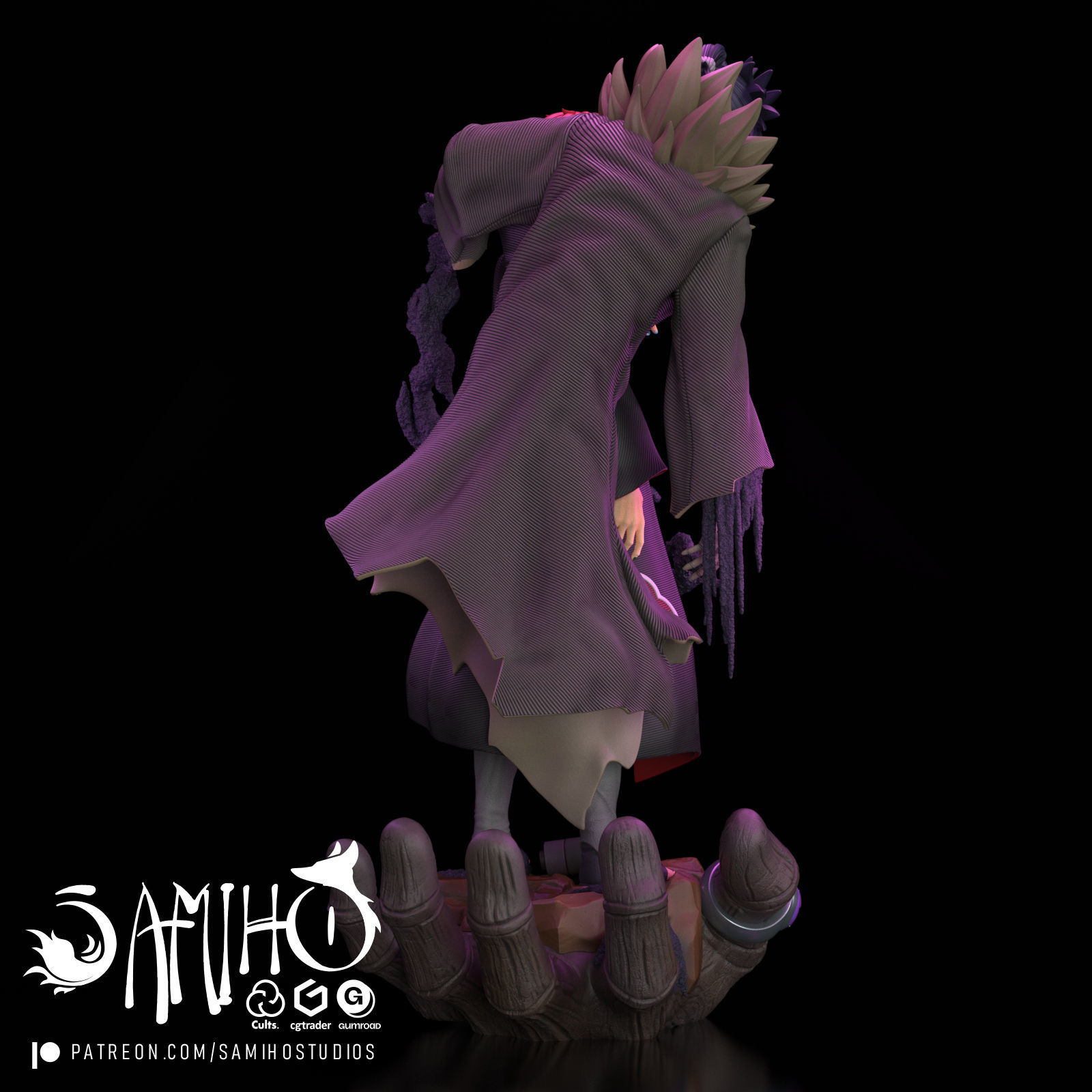 Samiho Studios - Red Sand Sasori - STLs ready for printing 3D print model_4