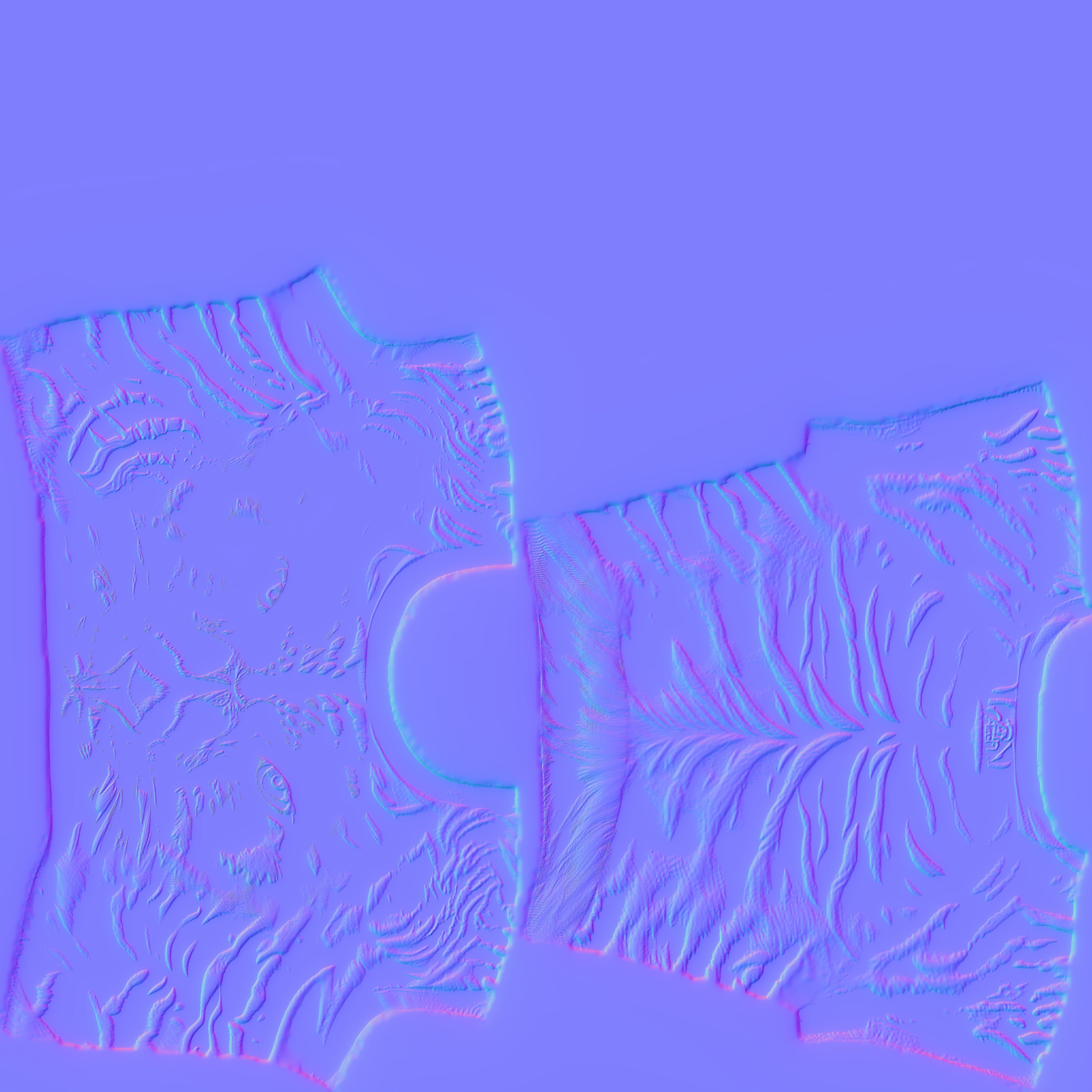 Tiger Top PBR 4k Low-poly 3D model_4