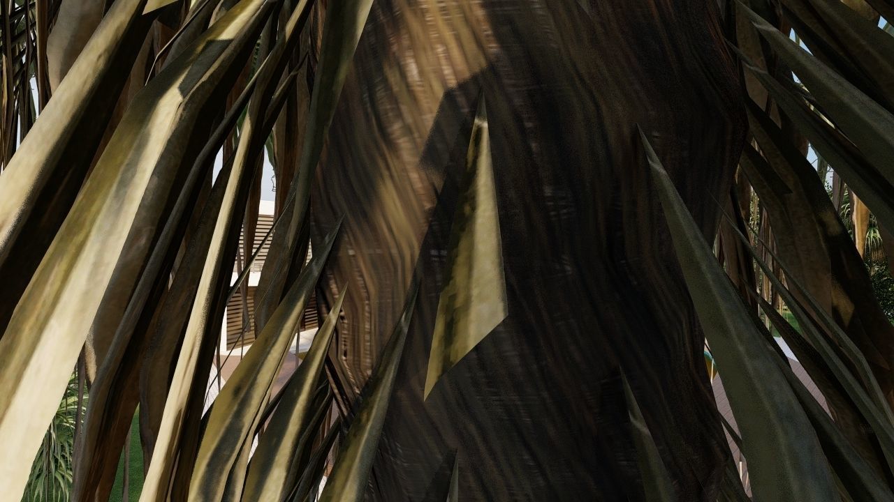 Casa Scene-villa-modern house 3D model_4