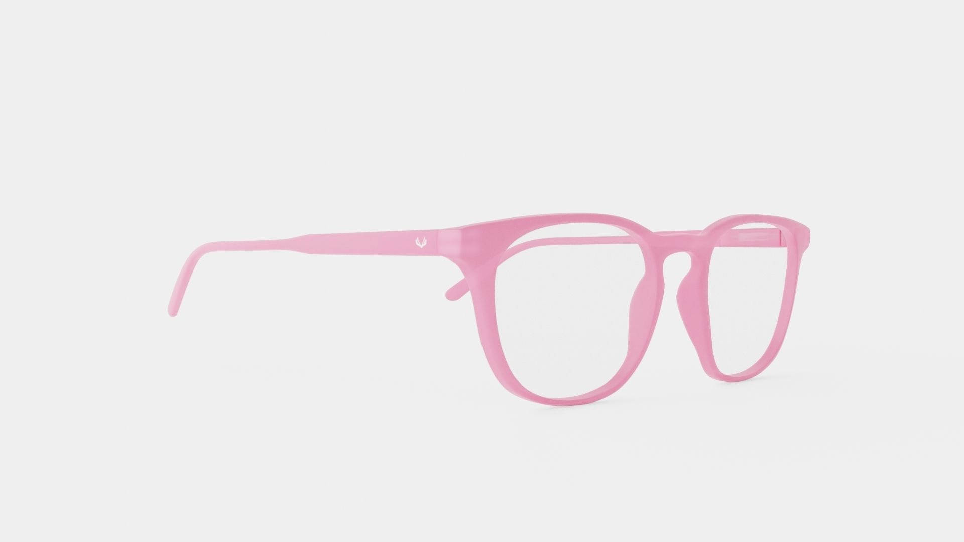 Semper Pink Glasses Low-poly 3D model_1