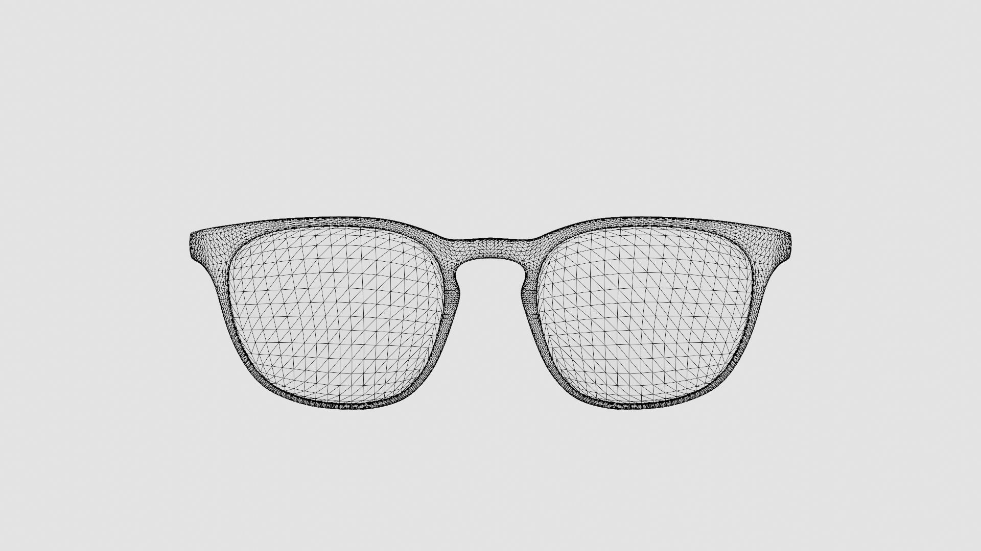 Semper Pink Glasses Low-poly 3D model_6