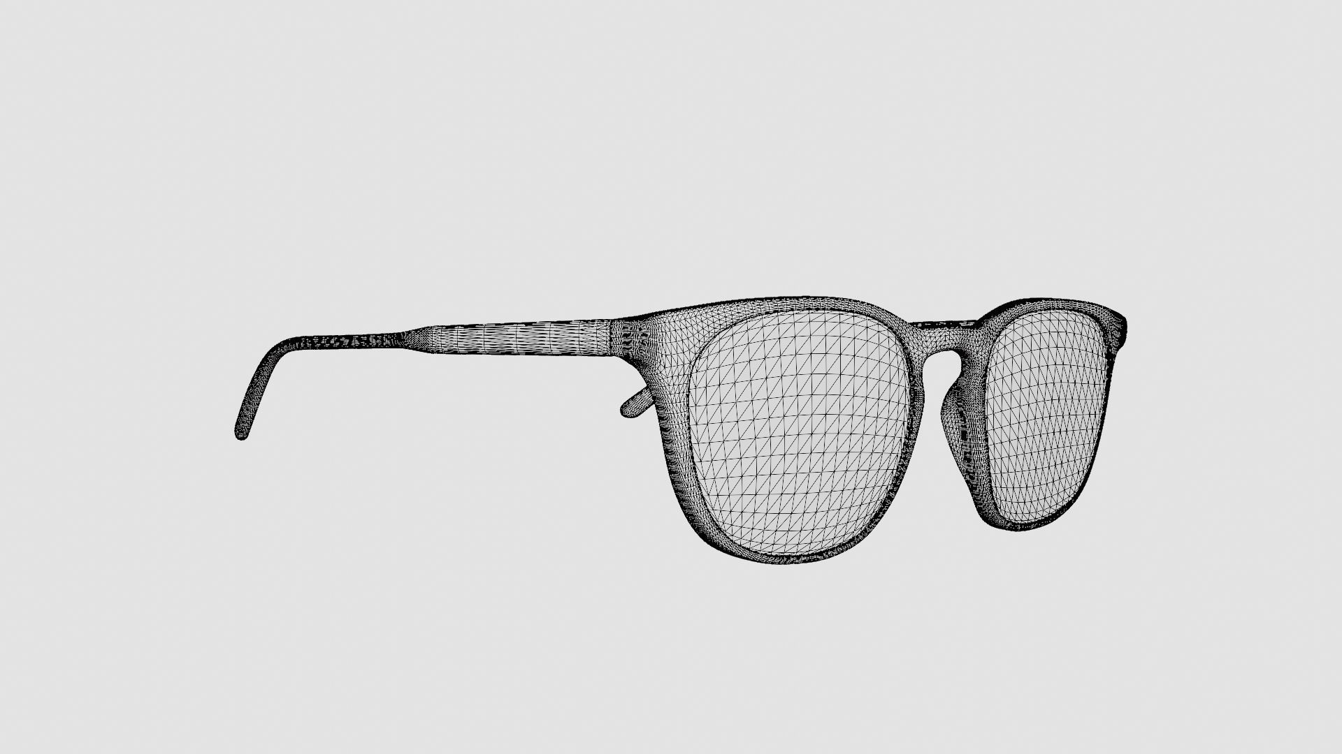 Semper Citrus Glasses Low-poly 3D model_7