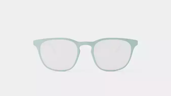 Semper Green Glasses Low-poly 3D model