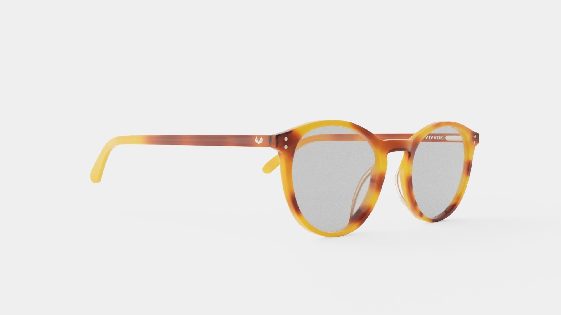 Ventura Havana Glasses Low-poly 3D model_1