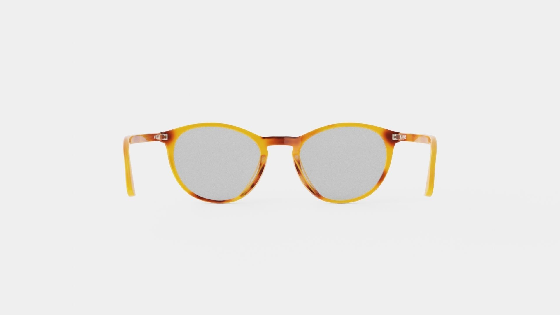 Ventura Havana Glasses Low-poly 3D model_4