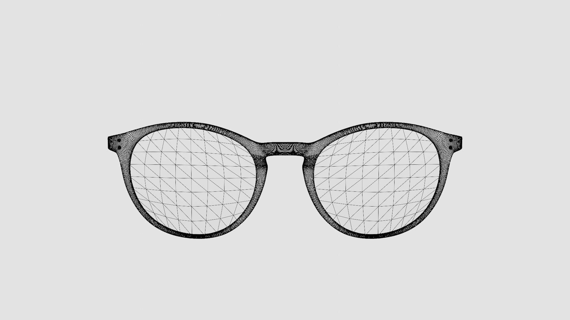 Ventura Havana Glasses Low-poly 3D model_6