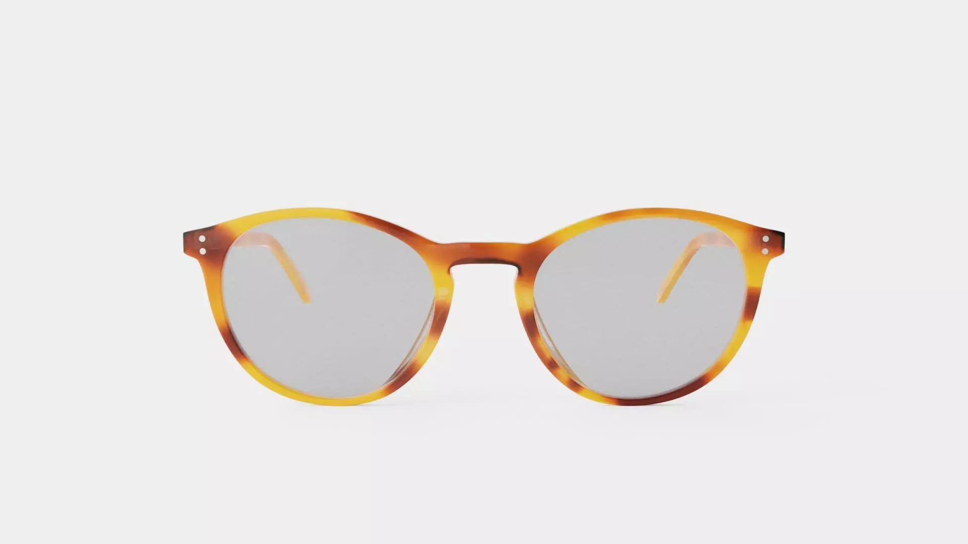 Ventura Havana Glasses Low-poly 3D model_0