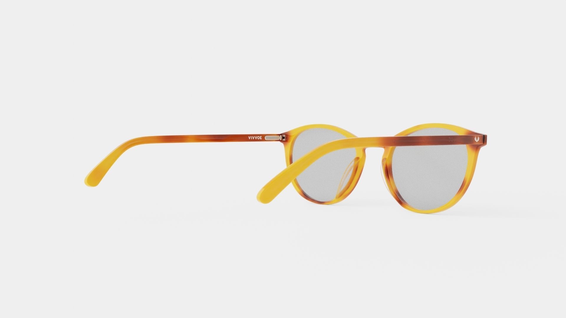 Ventura Havana Glasses Low-poly 3D model_3
