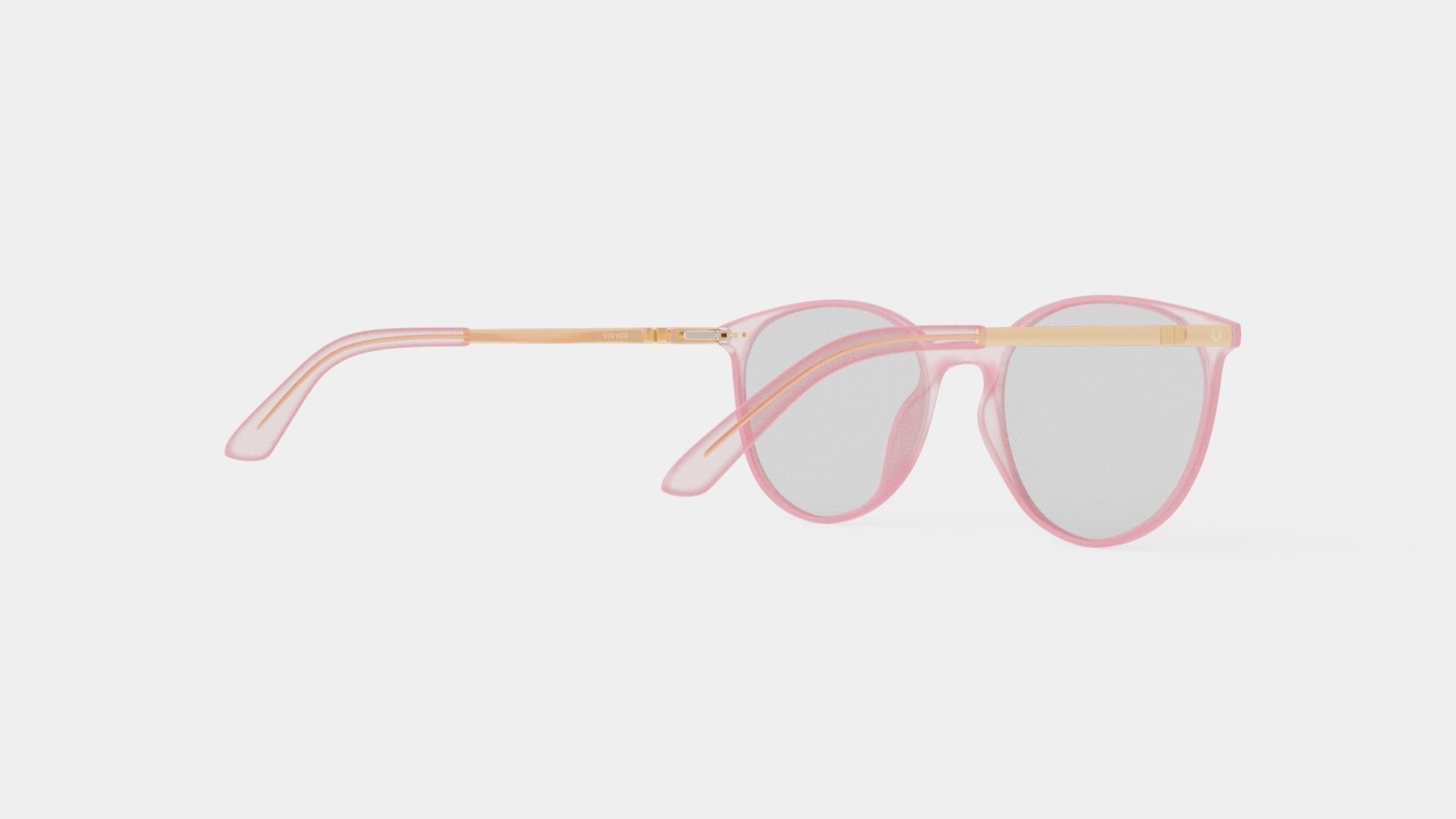 Venus Clear Pink Glasses Low-poly 3D model_3