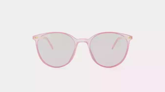 Venus Clear Pink Glasses