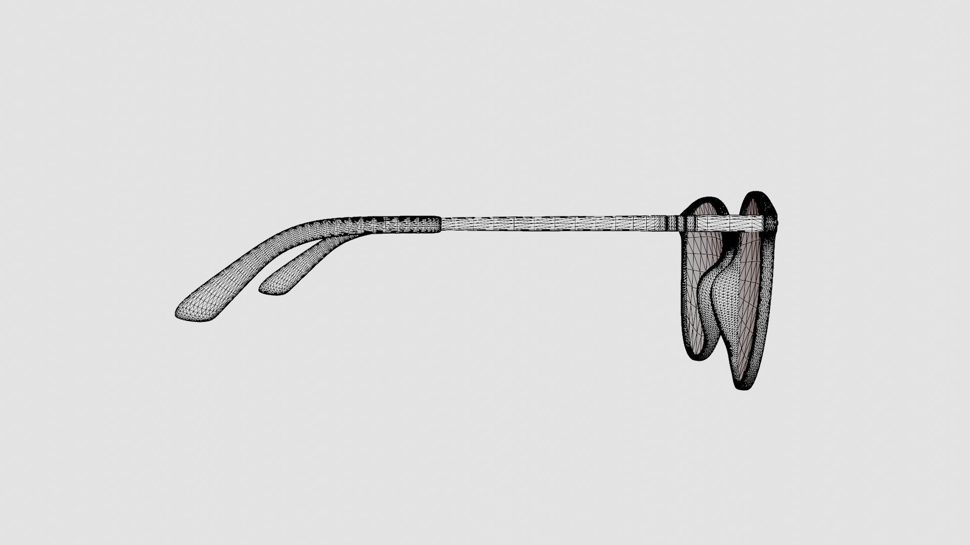 Venus Clear Glasses Low-poly 3D model_8